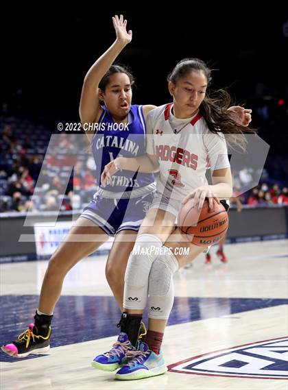 Thumbnail 2 in Catalina Foothills vs Tucson High Magnet School (MLK Basketball Classic) photogallery.