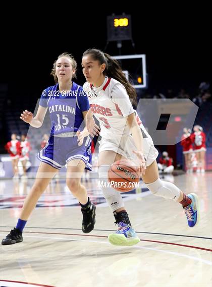 Thumbnail 3 in Catalina Foothills vs Tucson High Magnet School (MLK Basketball Classic) photogallery.