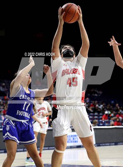Thumbnail 1 in Catalina Foothills vs Tucson High Magnet School (MLK Basketball Classic) photogallery.