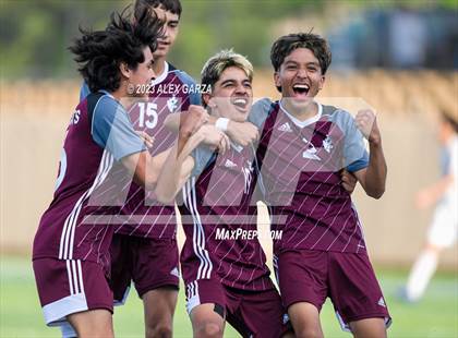 Thumbnail 1 in Palestine vs Lumberton (UIL 4A Soccer Semifinal) photogallery.