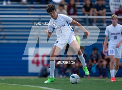 Thumbnail 1 in Palestine vs Lumberton (UIL 4A Soccer Semifinal) photogallery.