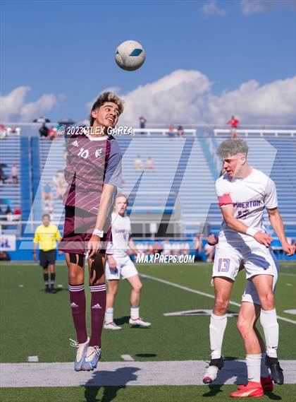 Thumbnail 2 in Palestine vs Lumberton (UIL 4A Soccer Semifinal) photogallery.