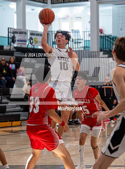 Thumbnail 3 in Aztec vs. Bernalillo ( Al Armendariz Tournament at Capital ) photogallery.