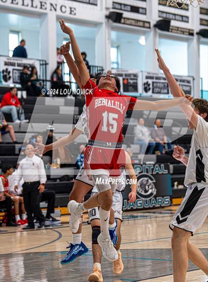 Thumbnail 2 in Aztec vs. Bernalillo ( Al Armendariz Tournament at Capital ) photogallery.