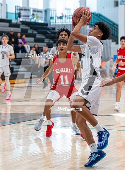 Thumbnail 1 in Aztec vs. Bernalillo ( Al Armendariz Tournament at Capital ) photogallery.