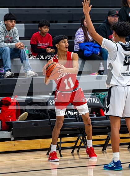 Thumbnail 1 in Aztec vs. Bernalillo ( Al Armendariz Tournament at Capital ) photogallery.