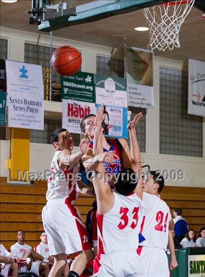 Thumbnail 2 in Burroughs vs. San Marcos (Santa Barbara Holiday Classic) photogallery.