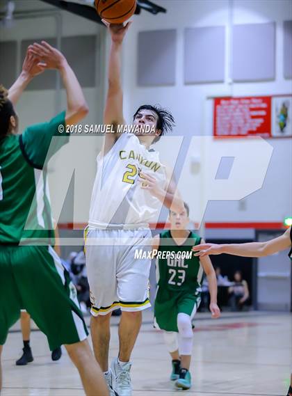 Thumbnail 3 in Granada Hills Charter vs canyon (Hart Holiday Classic) photogallery.