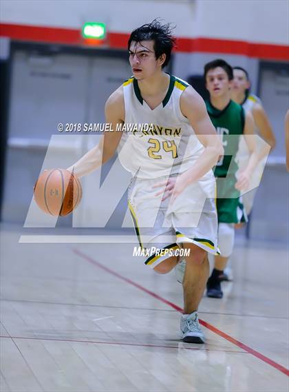 Thumbnail 1 in Granada Hills Charter vs canyon (Hart Holiday Classic) photogallery.