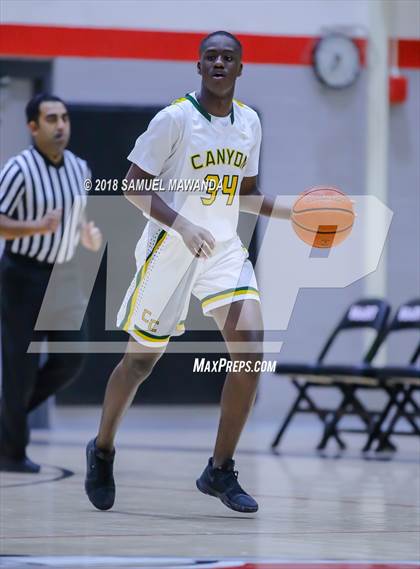 Thumbnail 3 in Granada Hills Charter vs canyon (Hart Holiday Classic) photogallery.