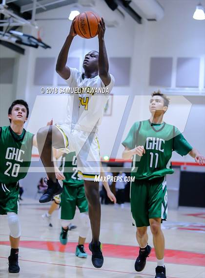 Thumbnail 1 in Granada Hills Charter vs canyon (Hart Holiday Classic) photogallery.