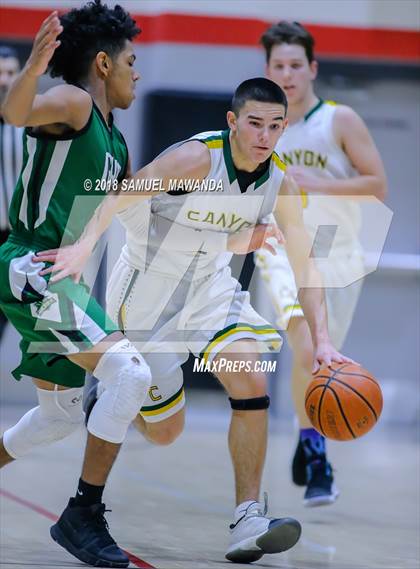 Thumbnail 1 in Granada Hills Charter vs canyon (Hart Holiday Classic) photogallery.