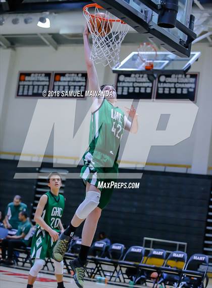 Thumbnail 2 in Granada Hills Charter vs canyon (Hart Holiday Classic) photogallery.