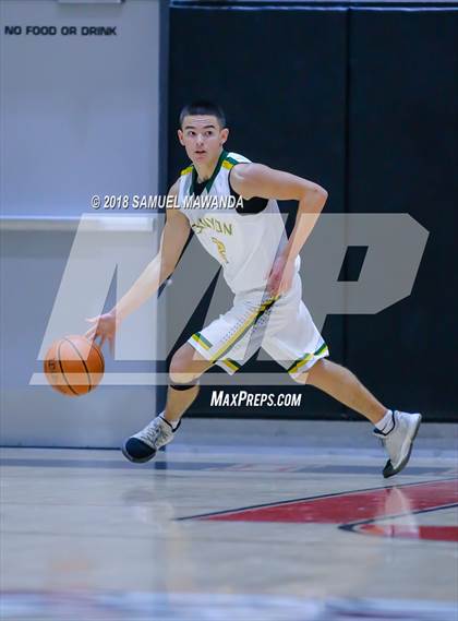 Thumbnail 2 in Granada Hills Charter vs canyon (Hart Holiday Classic) photogallery.