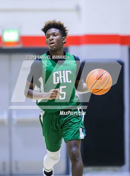 Thumbnail 1 in Granada Hills Charter vs canyon (Hart Holiday Classic) photogallery.