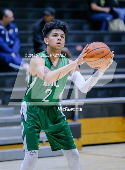 Thumbnail 3 in Granada Hills Charter vs canyon (Hart Holiday Classic) photogallery.