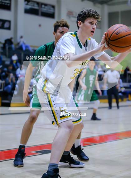 Thumbnail 2 in Granada Hills Charter vs canyon (Hart Holiday Classic) photogallery.