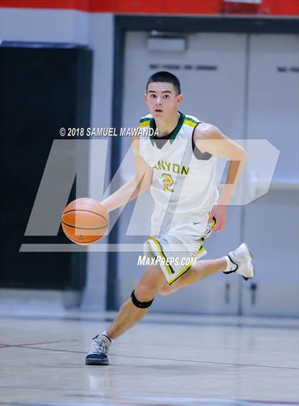 Thumbnail 2 in Granada Hills Charter vs canyon (Hart Holiday Classic) photogallery.