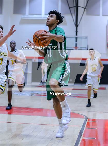 Thumbnail 3 in Granada Hills Charter vs canyon (Hart Holiday Classic) photogallery.