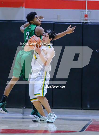 Thumbnail 1 in Granada Hills Charter vs canyon (Hart Holiday Classic) photogallery.
