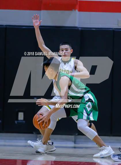 Thumbnail 1 in Granada Hills Charter vs canyon (Hart Holiday Classic) photogallery.