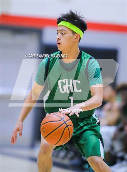 Thumbnail 1 in Granada Hills Charter vs canyon (Hart Holiday Classic) photogallery.