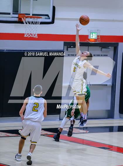 Thumbnail 1 in Granada Hills Charter vs canyon (Hart Holiday Classic) photogallery.