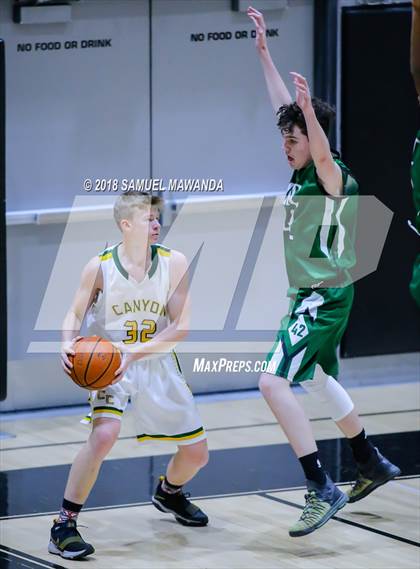Thumbnail 1 in Granada Hills Charter vs canyon (Hart Holiday Classic) photogallery.