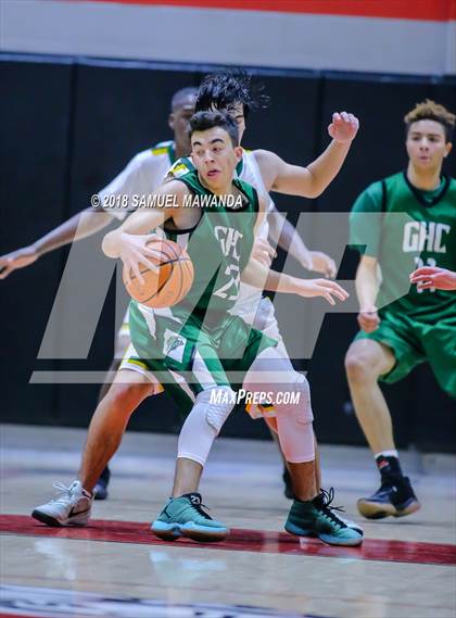Thumbnail 3 in Granada Hills Charter vs canyon (Hart Holiday Classic) photogallery.