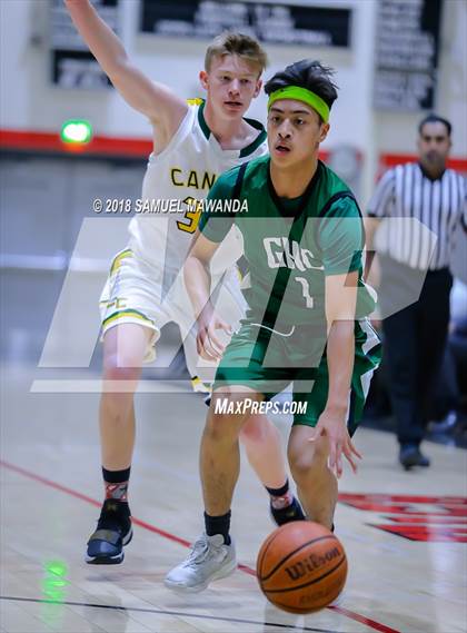 Thumbnail 3 in Granada Hills Charter vs canyon (Hart Holiday Classic) photogallery.
