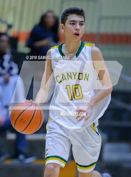 Thumbnail 2 in Granada Hills Charter vs canyon (Hart Holiday Classic) photogallery.