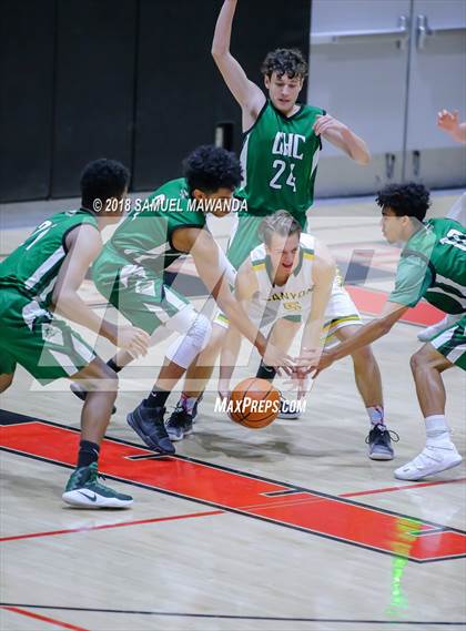 Thumbnail 3 in Granada Hills Charter vs canyon (Hart Holiday Classic) photogallery.