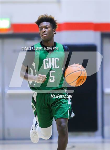 Thumbnail 2 in Granada Hills Charter vs canyon (Hart Holiday Classic) photogallery.