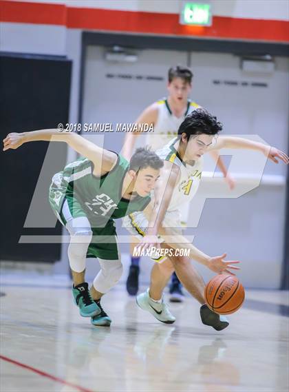 Thumbnail 2 in Granada Hills Charter vs canyon (Hart Holiday Classic) photogallery.