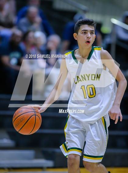Thumbnail 3 in Granada Hills Charter vs canyon (Hart Holiday Classic) photogallery.