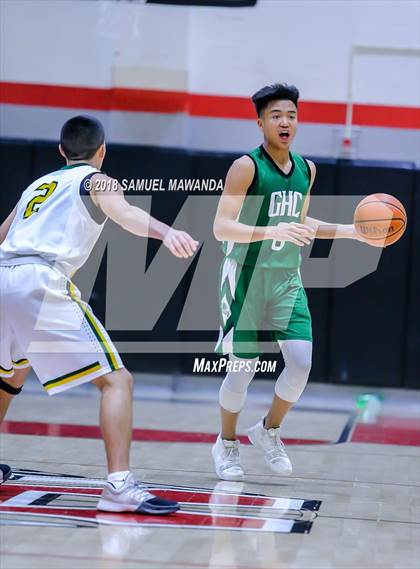 Thumbnail 1 in Granada Hills Charter vs canyon (Hart Holiday Classic) photogallery.