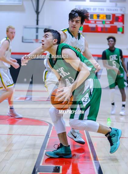 Thumbnail 2 in Granada Hills Charter vs canyon (Hart Holiday Classic) photogallery.