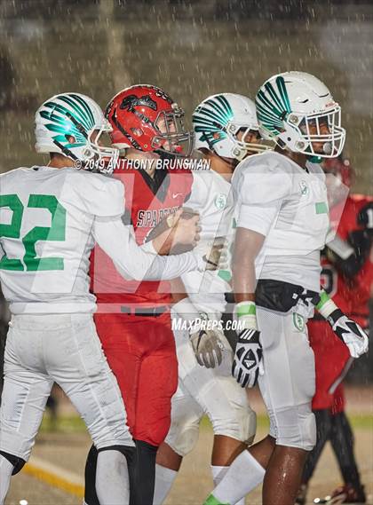 Thumbnail 1 in St. Bernard's vs. East Nicolaus (CIF Regional 6-AA Final) photogallery.