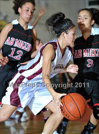 Thumbnail 1 in Cimarron-Memorial vs. Miller (Lady Bears Holiday Classic Consolation Final) photogallery.