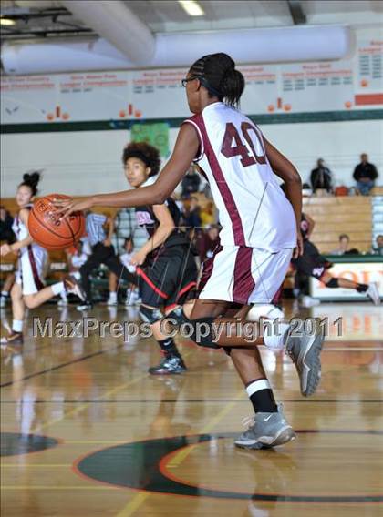 Thumbnail 2 in Cimarron-Memorial vs. Miller (Lady Bears Holiday Classic Consolation Final) photogallery.