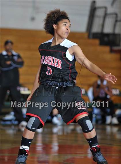 Thumbnail 2 in Cimarron-Memorial vs. Miller (Lady Bears Holiday Classic Consolation Final) photogallery.