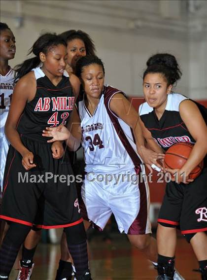 Thumbnail 3 in Cimarron-Memorial vs. Miller (Lady Bears Holiday Classic Consolation Final) photogallery.