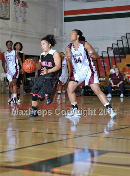 Thumbnail 2 in Cimarron-Memorial vs. Miller (Lady Bears Holiday Classic Consolation Final) photogallery.