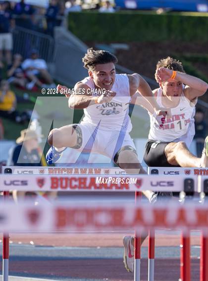 Thumbnail 3 in CIF State Championships (100m Hurdles FInals) photogallery.