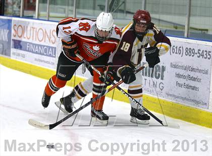 Thumbnail 2 in Dexter vs. Portage Northern (Jenison Tournament) photogallery.