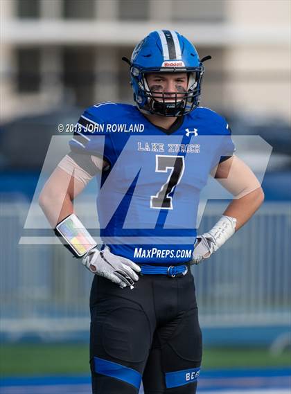 Thumbnail 3 in Chicago Mt. Carmel @ Lake Zurich (IHSA 7A 2nd Round Playoff) photogallery.