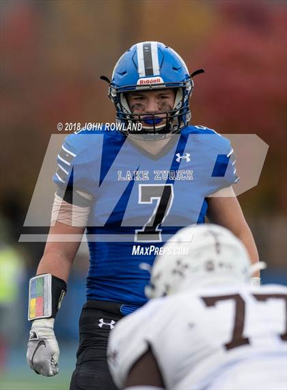 Thumbnail 3 in Chicago Mt. Carmel @ Lake Zurich (IHSA 7A 2nd Round Playoff) photogallery.