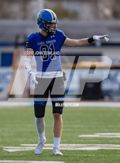 Thumbnail 2 in Chicago Mt. Carmel @ Lake Zurich (IHSA 7A 2nd Round Playoff) photogallery.