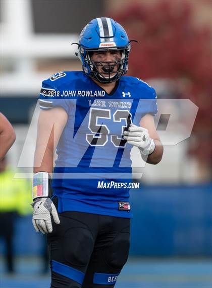 Thumbnail 2 in Chicago Mt. Carmel @ Lake Zurich (IHSA 7A 2nd Round Playoff) photogallery.