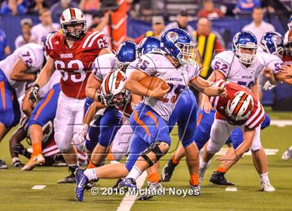 Thumbnail 1 in New Palestine vs. Whiteland (Horseshoe Classic) photogallery.